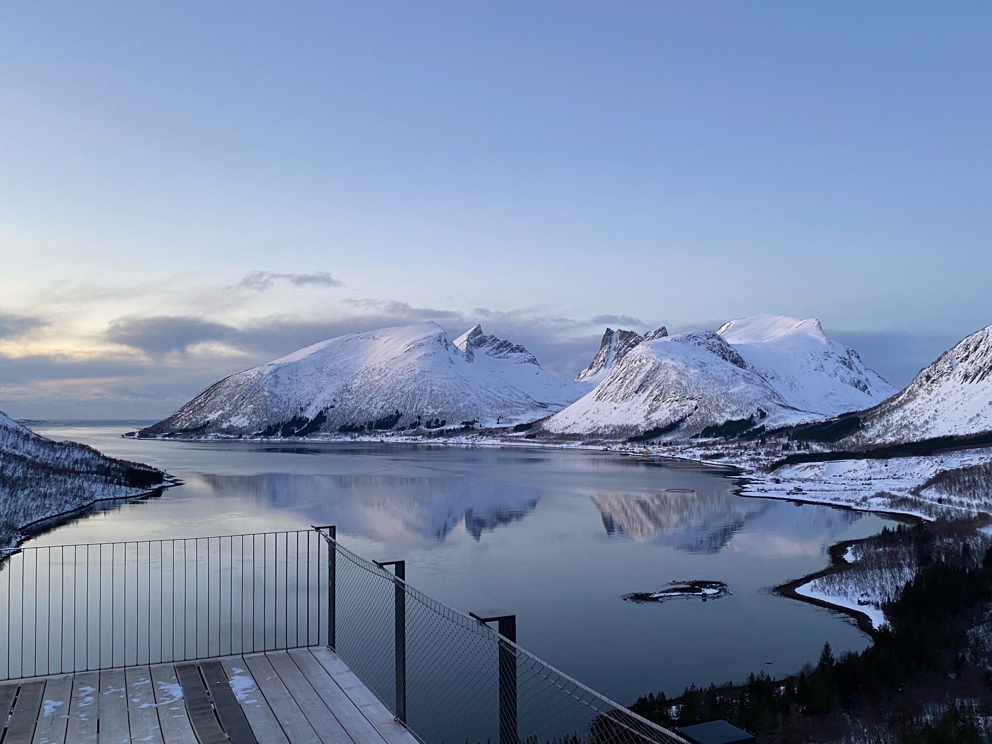 Skitouren auf Senja, Norwegen