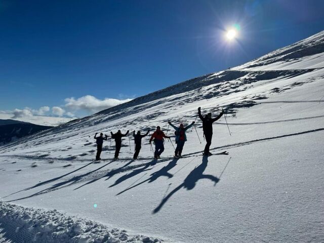1. Skitour - Kurs am @falkert_heidialm bei Traumwetter, Bascamp @heidihotelfalkertsee powered by @voelklskis  #snowlove #snowloveguiding